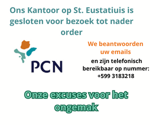 NL statia gesloten
